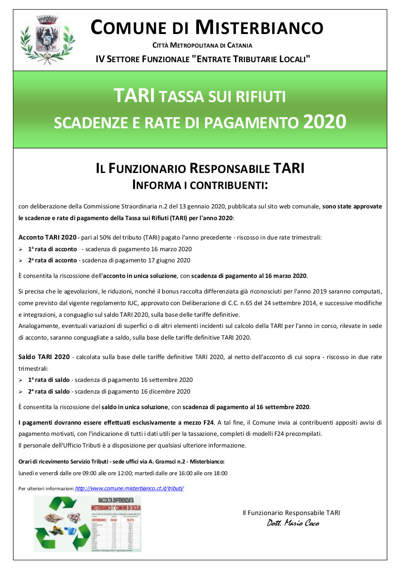 Tari 2020